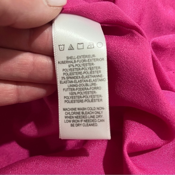 Dress The Population Nicole Sweetheart Neck Sheath Dress Fuchsia Size XXS - Picture 9 of 10